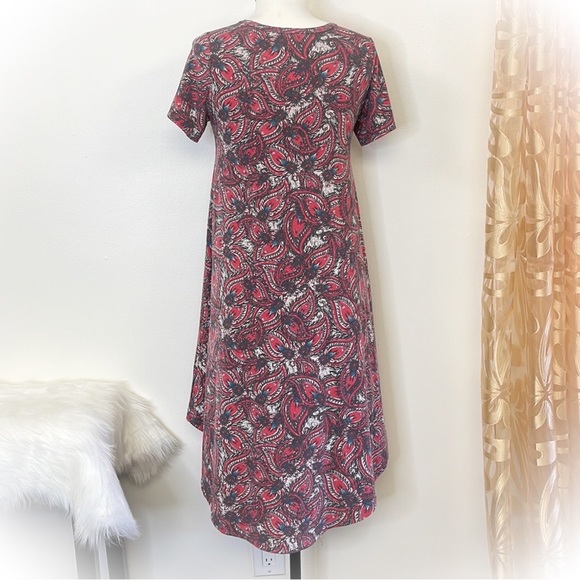 💕Beautiful Lularoe Carly High Low Swing Dress💕 - Picture 4 of 9